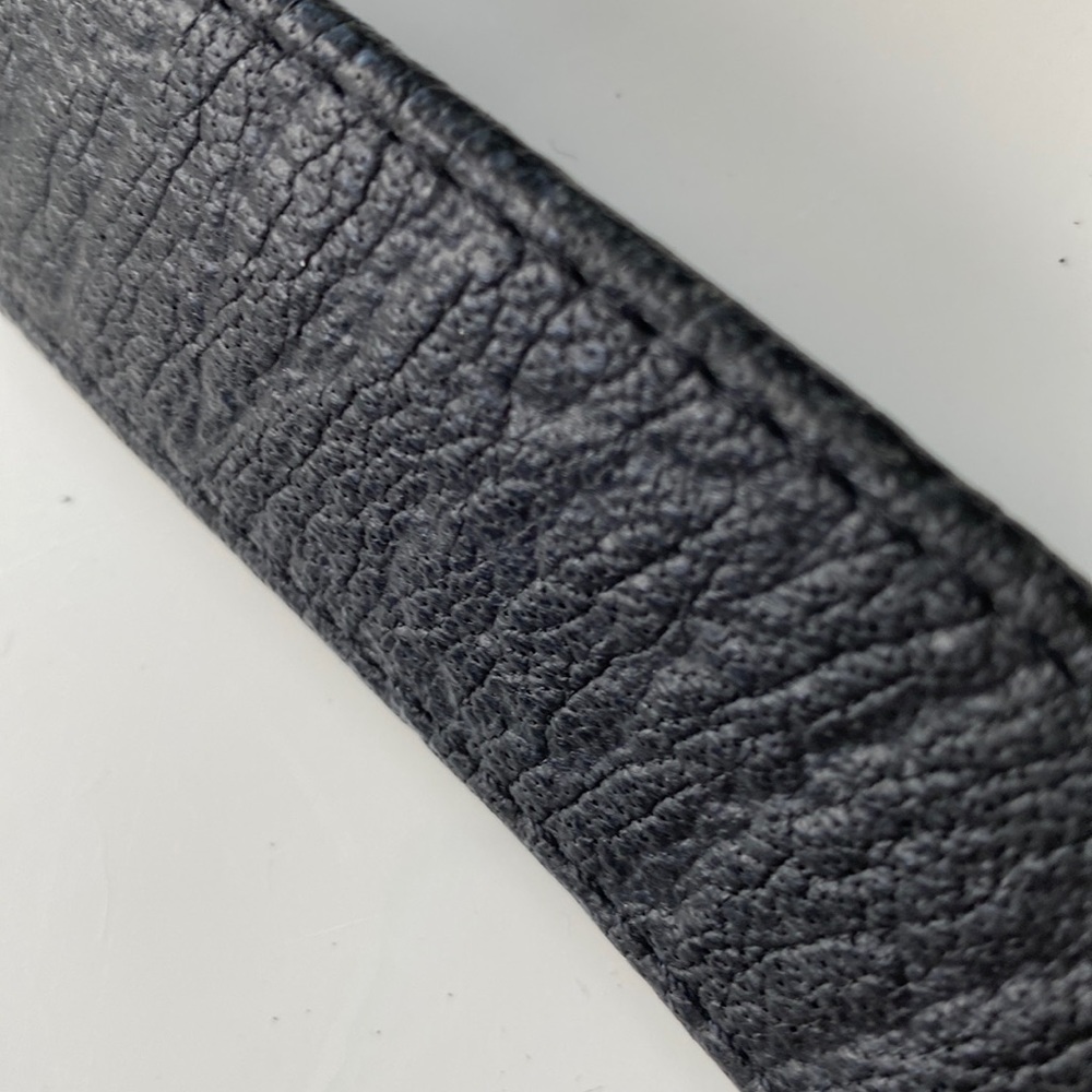 Leather belt, black, to be used with buckles ( see horse buckles in my closet)